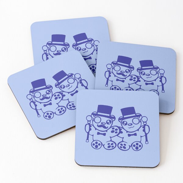 Item preview, 2 Bear Sir Gentleman Mr. rich Monocle Glasses Top Hat Team designed and sold by shirt-o-mat.