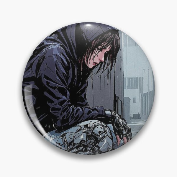 Item preview, Beaux Animes Digital Art, Cyberpunk Cyborg Anime Girl Streetwear designed and sold by Beauxanimes.