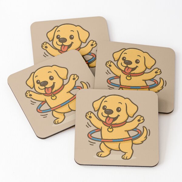 Item preview, Labrador Puppy Hula Hooping designed and sold by Nature's Palette.