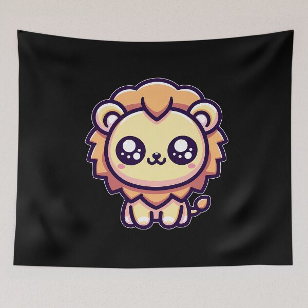 Item preview, Kawaii Lion designed and sold by Lisetta Collection.