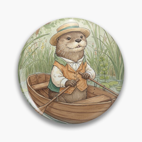 Item preview, Otter on the Lake – A Gentle Row Through Reeds designed and sold by Pasteltone.