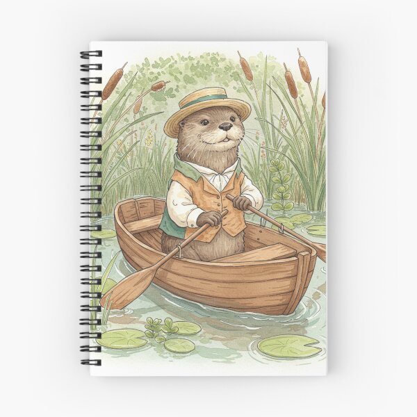 Item preview, Otter on the Lake – A Gentle Row Through Reeds designed and sold by Pasteltone.