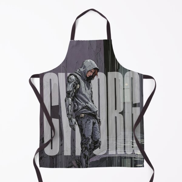 Item preview, Beaux Animes Digital Art, Cyberpunk Cyborg Anime Boy Streetwear designed and sold by Beauxanimes.