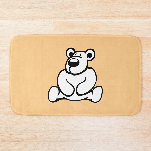 Item preview, Ice Bear White Cute Teddy Friendly Comic Grizzly designed and sold by shirt-o-mat.