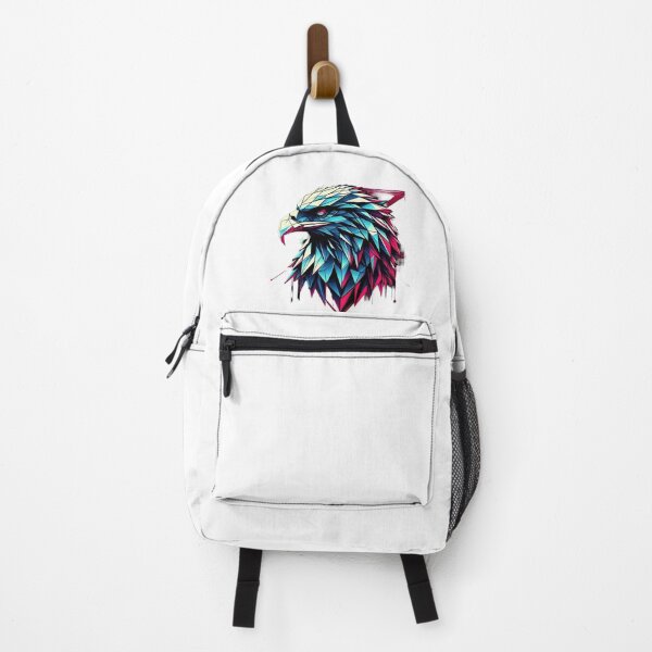 Item preview, Cyberpunk Patriot Eagle – Neon American Eagle designed and sold by UmcommonGoods.