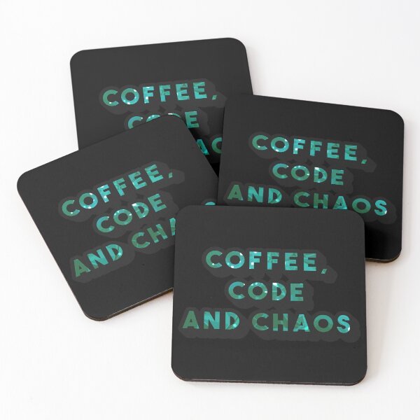 Item preview, coffee, code and chaos designed and sold by designmari.