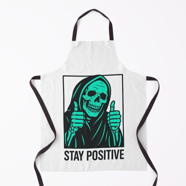Item preview, stay positive reaper electric green designed and sold by DES1GN1T.