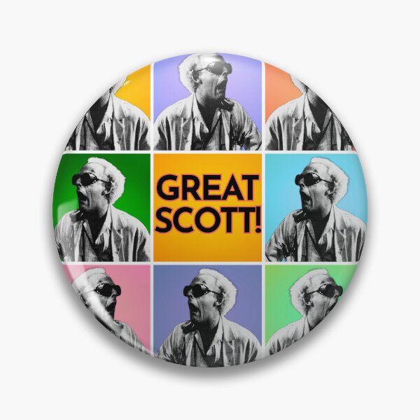Item preview, Back to the future - Doc pop art - Great Scott! designed and sold by TheRubberOnion.