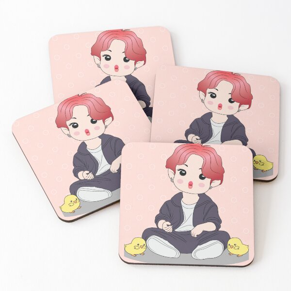 Item preview, Strawberry Sweetheart Chibi Jimin Notebook designed and sold by Chimmyxkookies.