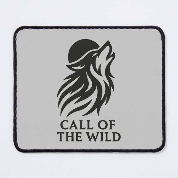 Item preview, Call of the Wild – Minimalist Howling Wolf Silhouette Art designed and sold by MarCinu Art.