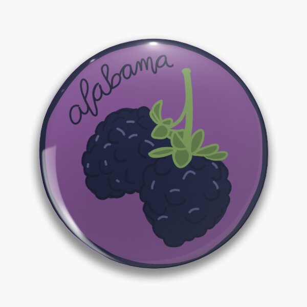 Item preview, Fruit Sticker Produce Label - Alabama Blackberry designed and sold by dogwithanipad.