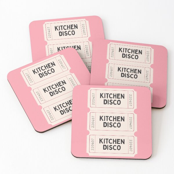 Item preview, Kitchen Disco Ticket Retro Pink  designed and sold by DirtyAngelFace Shop.