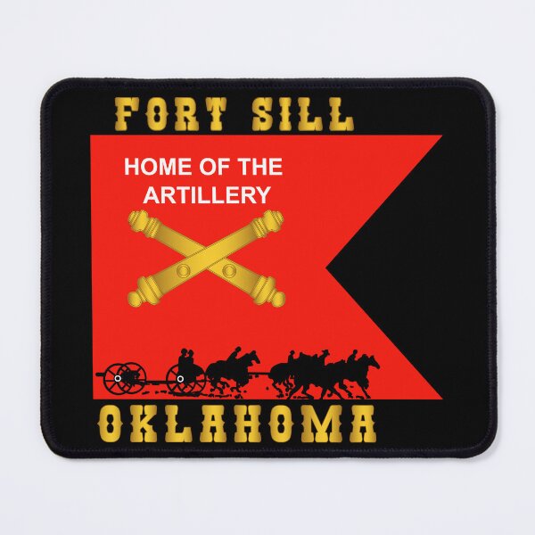 Item preview, Army - Fort SIll, Home of Artillery Guidon w Cassion - Black X 300 designed and sold by Military Insignia Products.