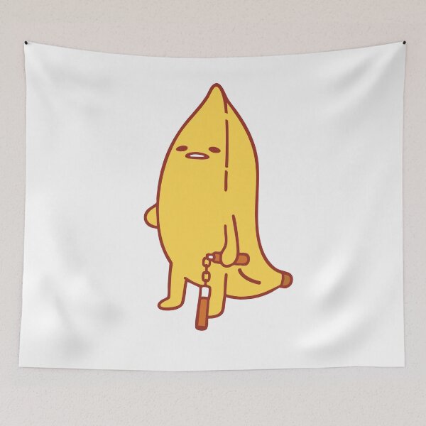 Item preview, Banana Black Belt – Ninja Fruit with Nunchucks T-Shirt designed and sold by BambaKchula.