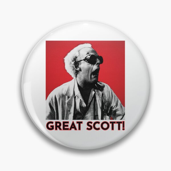Item preview, Back to the future - Doc Brown - Great Scott! designed and sold by TheRubberOnion.