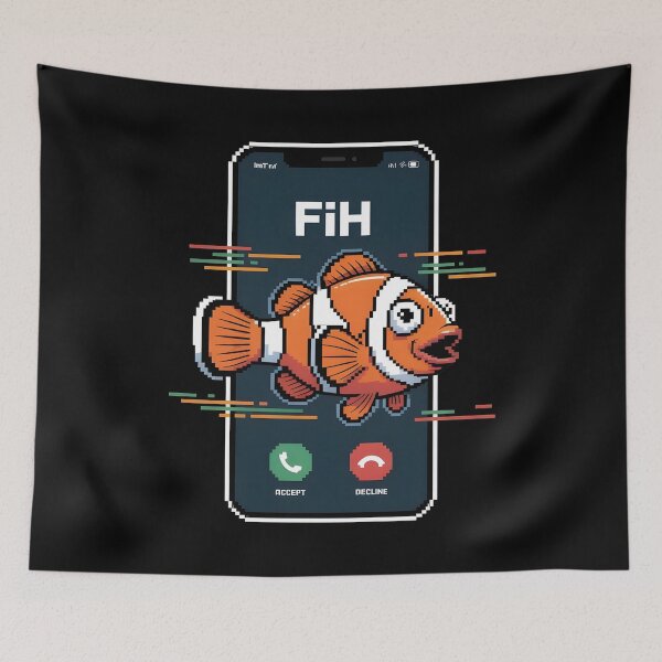 Item preview, Fih Meme Shirt designed and sold by Redgiant87x.