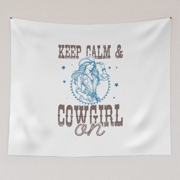 Item preview, Keep Calm And Cowgirl On Vintage Western designed and sold by Jcat7.
