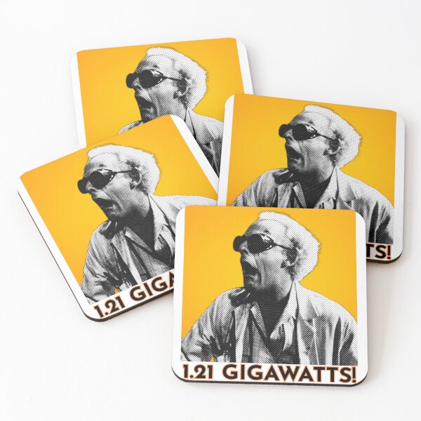Item preview, Back to the future - Doc Brown - 1.21 Gigawatts! designed and sold by TheRubberOnion.