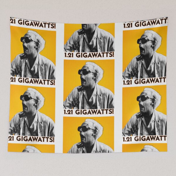 Item preview, Back to the future - Doc Brown - 1.21 Gigawatts! designed and sold by TheRubberOnion.