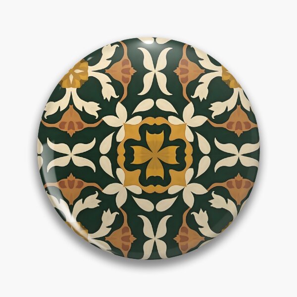 Item preview, Boho pattern in yellow-green with retro charm designed and sold by pASob-dESIGN.