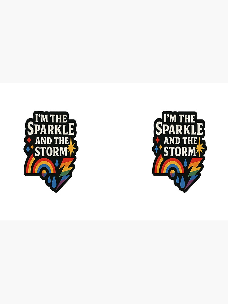 I'm The Sparkle And The Storm Framed Art Print