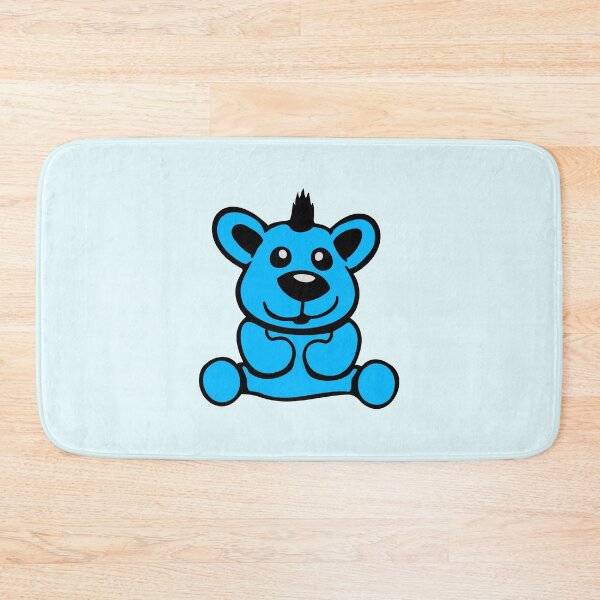 Item preview, Bear Punk Mohawk Haircut Happy Cute Teddy Friendly designed and sold by shirt-o-mat.