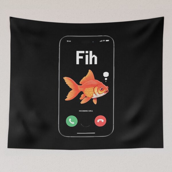 Item preview, Fih Meme Shirt designed and sold by Redgiant87x.
