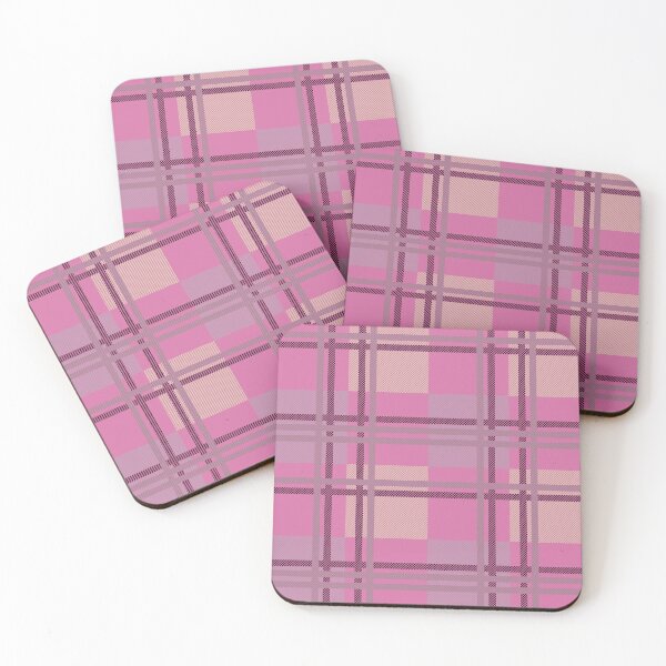 Item preview, Pink plaid pattern surface printing designed and sold by MonoDigitalArt.