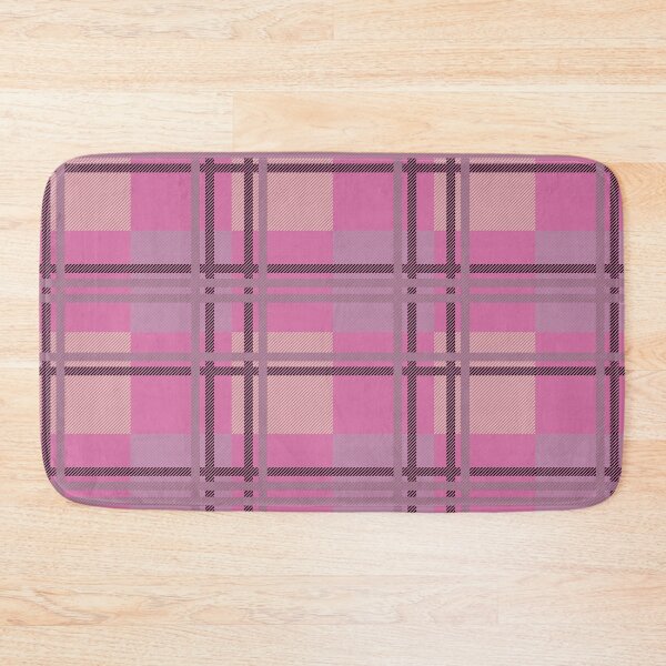 Item preview, Pink plaid pattern surface printing designed and sold by MonoDigitalArt.
