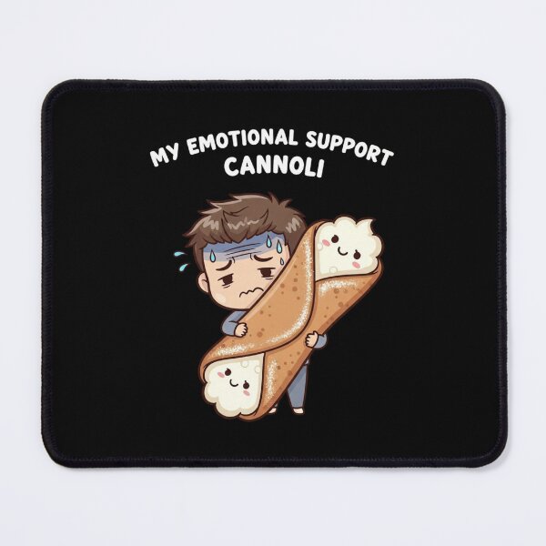 Item preview, My Emotional Support Cannoli – Funny Italian Dessert Design designed and sold by Bowniko^^.