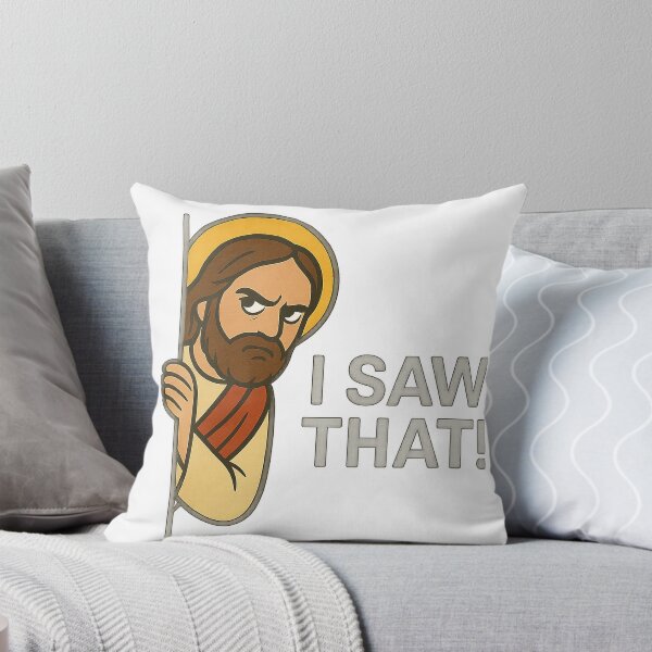 Item preview, Jesus Peeking – I Saw That! designed and sold by Nuvijo.