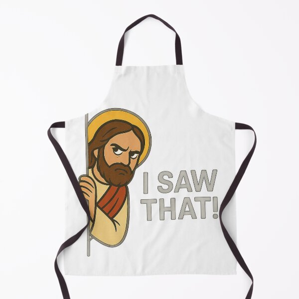 Item preview, Jesus Peeking – I Saw That! designed and sold by Nuvijo.