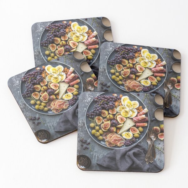 Item preview, Rustic Breakfast Board with Figs and Cheese designed and sold by AmyAdi.