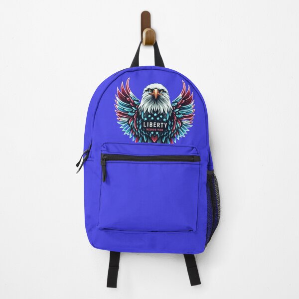 Item preview, Cyberpunk Patriot Eagle – Neon American Eagle designed and sold by UmcommonGoods.