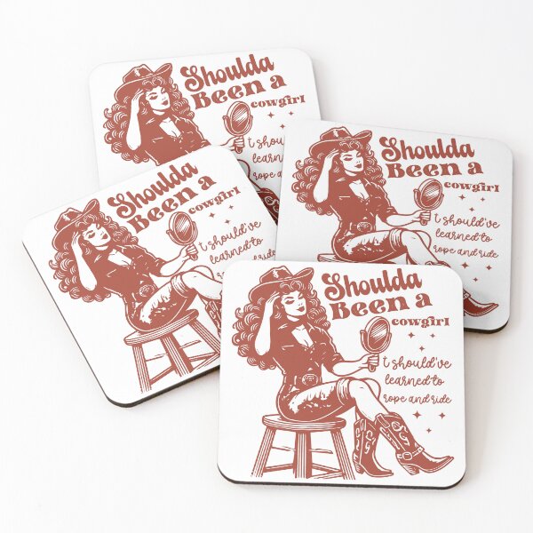 Item preview, Retro Western Shoulda Been A Cowgirl designed and sold by Jcat7.
