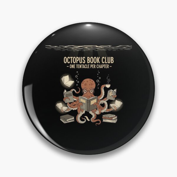 Item preview, Octopus Book Club – Funny Reading Lover Design for Nerds & Ocean Fans designed and sold by Bowniko^^.