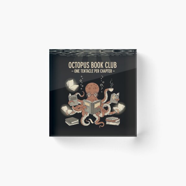 Item preview, Octopus Book Club – Funny Reading Lover Design for Nerds & Ocean Fans designed and sold by Bowniko^^.