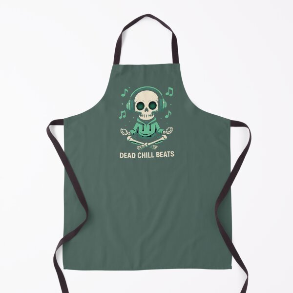 Item preview, Dead Chill Beats – Meditating Skull Headphones Chill Music Design designed and sold by MarCinu Art.