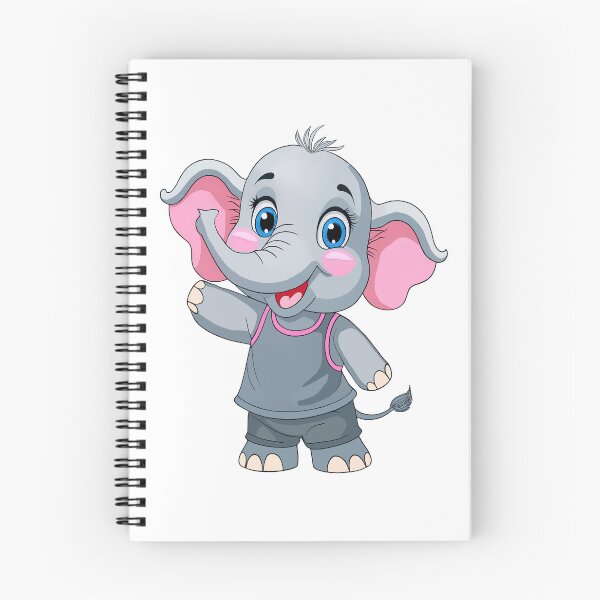 Item preview, Cute Smiling Baby Elephant designed and sold by Lencyn.