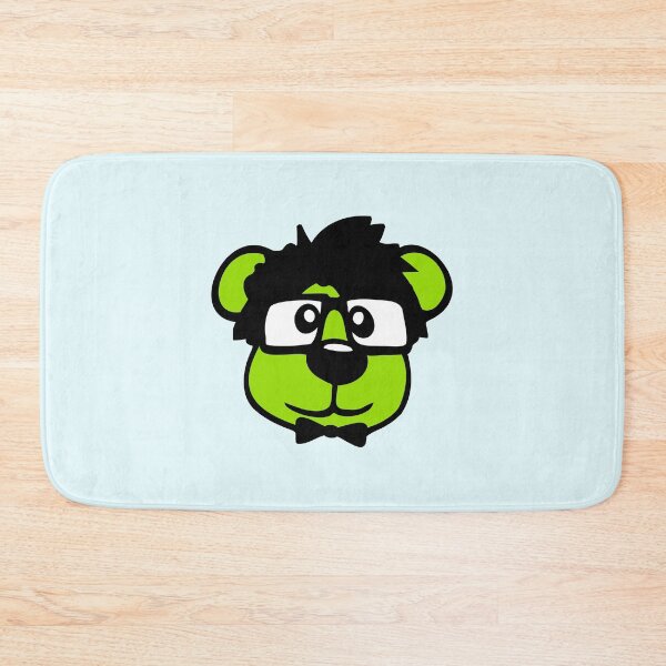 Item preview, Bear Nerd Geek Smart Intelligent Horn-Rimmed Glasses designed and sold by shirt-o-mat.