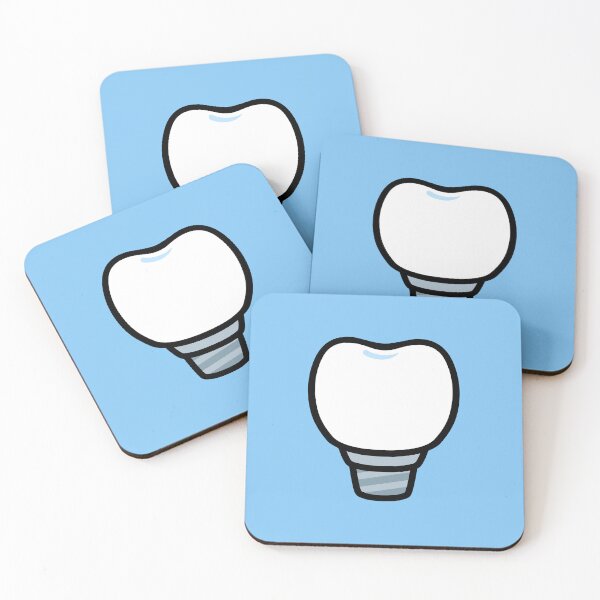 Item preview, Minimal Dental Implant Illustration – Clean and Professional Look designed and sold by OEKAKIYASAN.