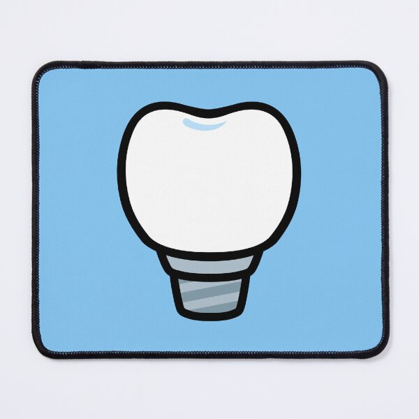 Item preview, Minimal Dental Implant Illustration – Clean and Professional Look designed and sold by OEKAKIYASAN.