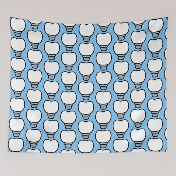 Item preview, Minimal Dental Implant Illustration – Clean and Professional Look designed and sold by OEKAKIYASAN.