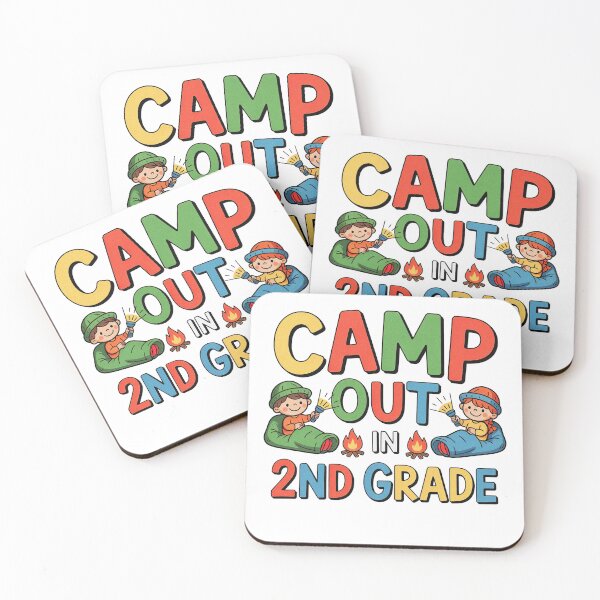 Item preview, Camp Out In 2nd Grade Funny Camping Back To School designed and sold by PietrzakDesign.