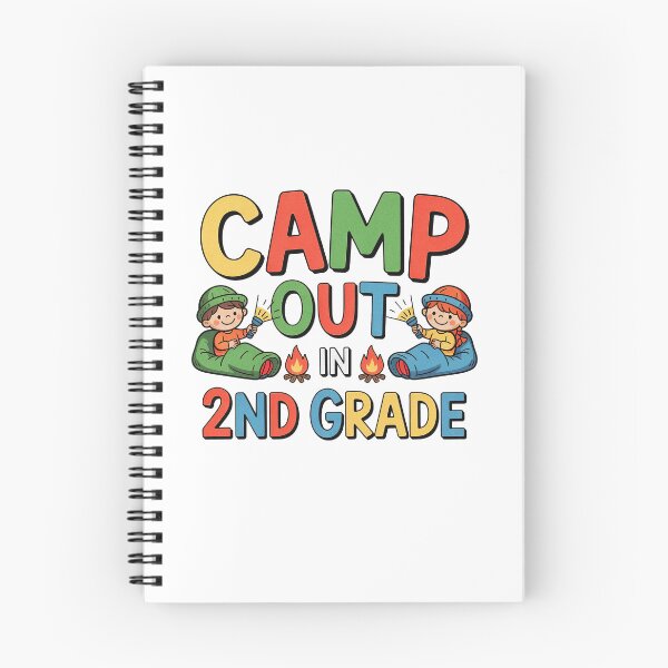 Item preview, Camp Out In 2nd Grade Funny Camping Back To School designed and sold by PietrzakDesign.