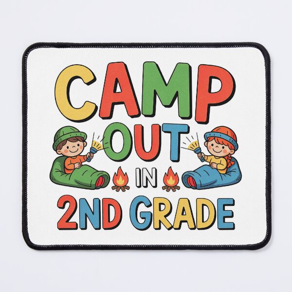 Item preview, Camp Out In 2nd Grade Funny Camping Back To School designed and sold by PietrzakDesign.