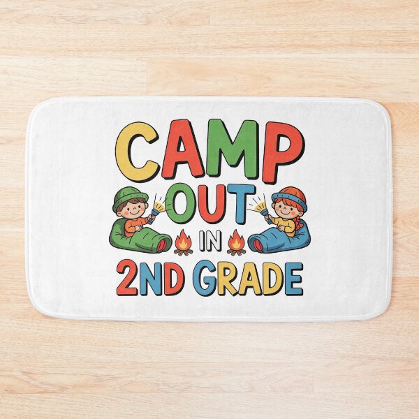 Item preview, Camp Out In 2nd Grade Funny Camping Back To School designed and sold by PietrzakDesign.