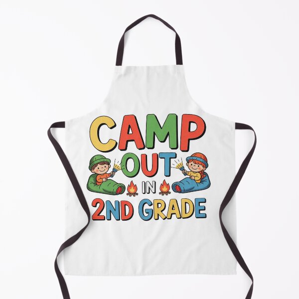 Item preview, Camp Out In 2nd Grade Funny Camping Back To School designed and sold by PietrzakDesign.