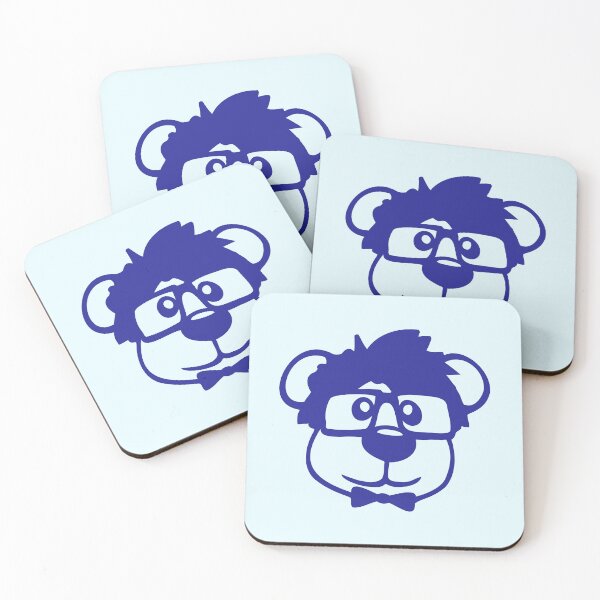 Item preview, Bear Nerd Geek Smart Intelligent Horn-Rimmed Glasses designed and sold by shirt-o-mat.
