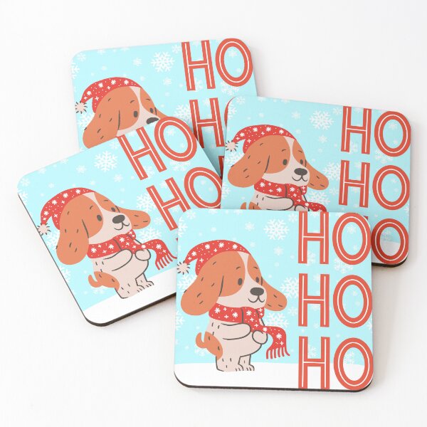 Item preview, Christmas Dog Ho Ho Ho Design designed and sold by CarefulCreation.